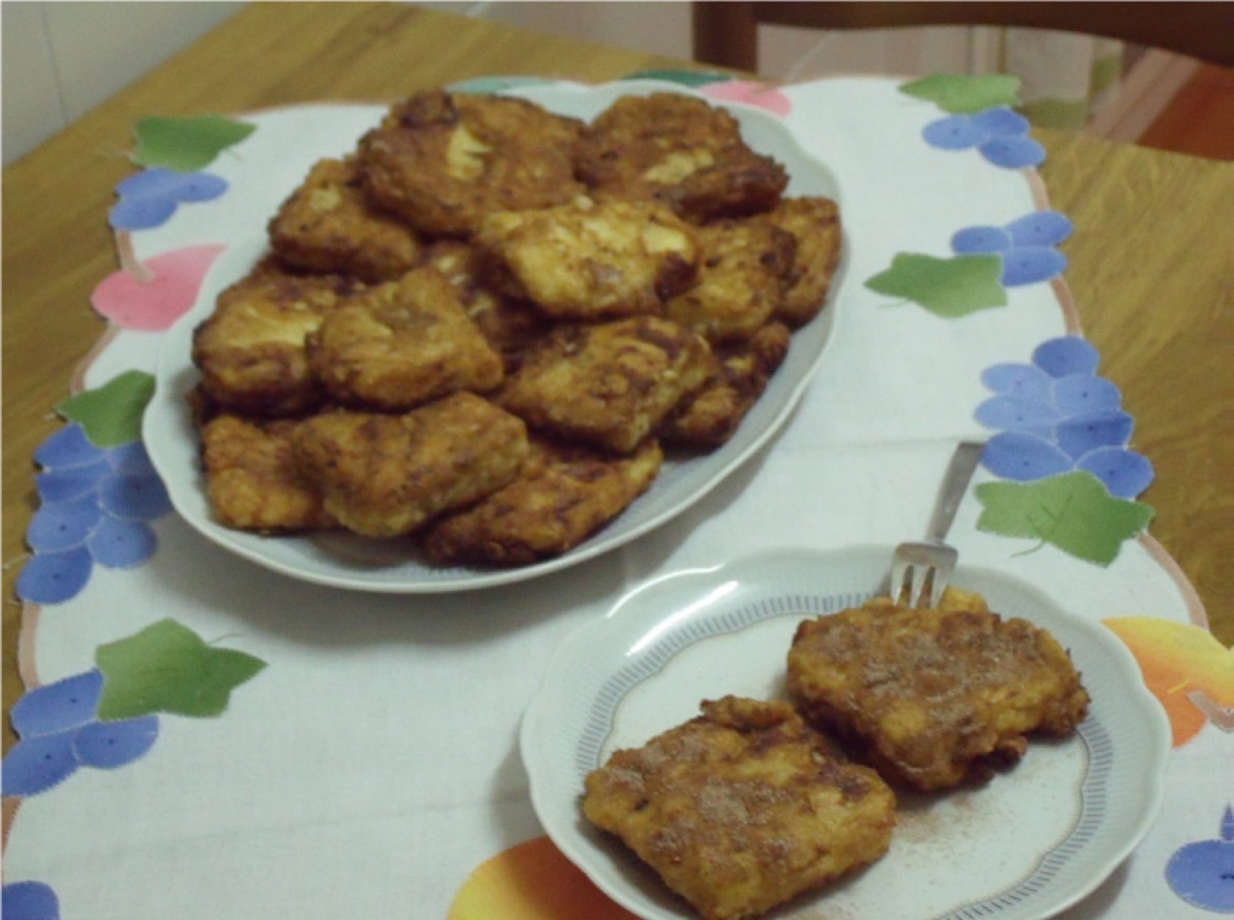Leche frita, postre tradicional de la cocina atencina